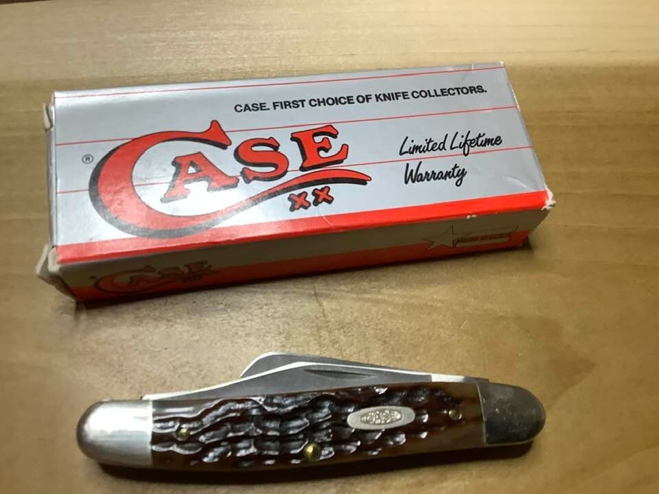 Case 3 Blade Pocket Knife Model 6347 HP Made In USA 1992 Tested XX