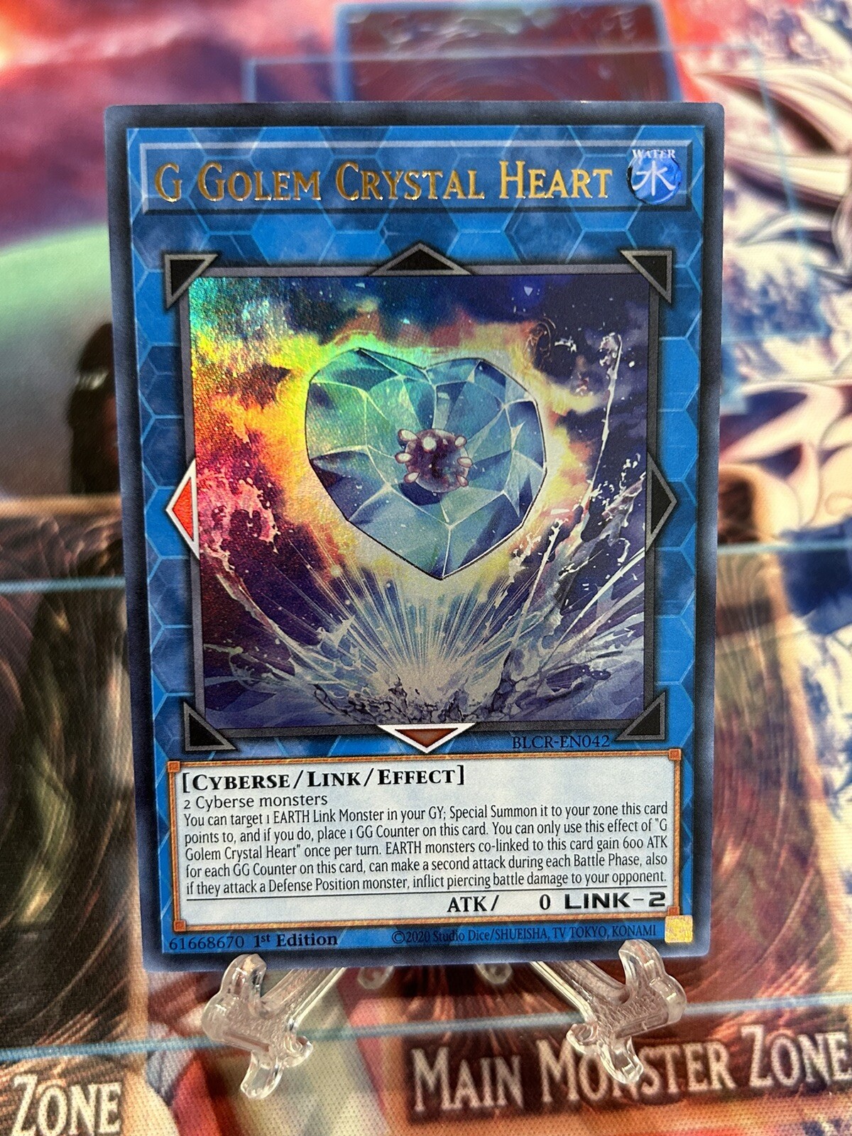 Yugioh x1 G Golem Crystal Heart BLCREN042 Ultra Rare 1st Ed (NM!) eBay