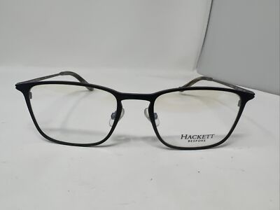 Hackett  Bespoke HEB 223 91- 52/19 140 Black Men s Eyeglass Frames DD54