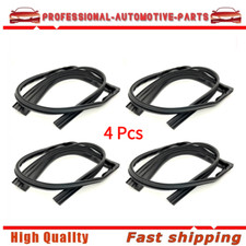 4 Pcs For Honda Civic Sedan 2012-2015 Door Glass Run Channel Weather Window Seal