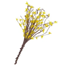 Factory Direct Craft Artificial Forsythia Twig 18" Floral Spray