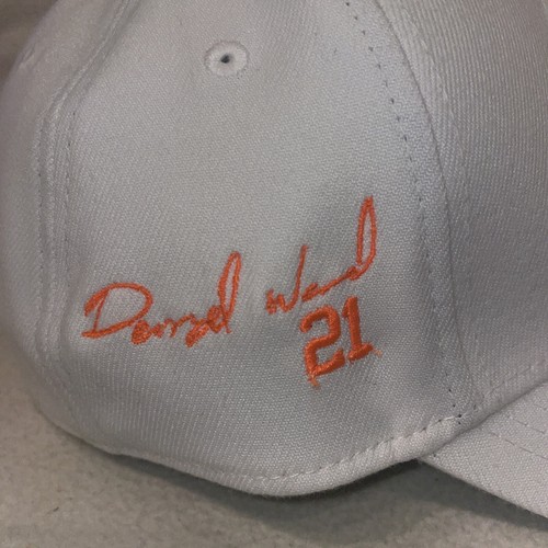 Cleveland Browns New Era Denzel Ward Stiched Autograph Cap Hat Fitted M/L - Picture 2 of 4