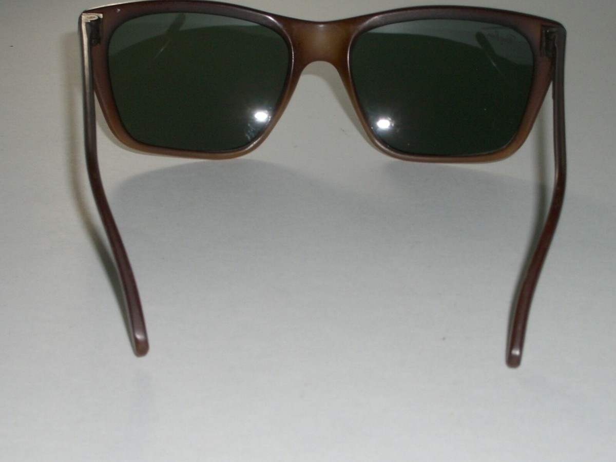 56mm VINTAGE BAUSCH & LOMB RAY BAN MATTE BROWN G15 CATS 3000 SKI