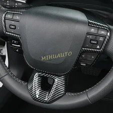 For 2025 Toyota Camry Carbon Fiber Car Interior Steering Wheel Trims Accessories