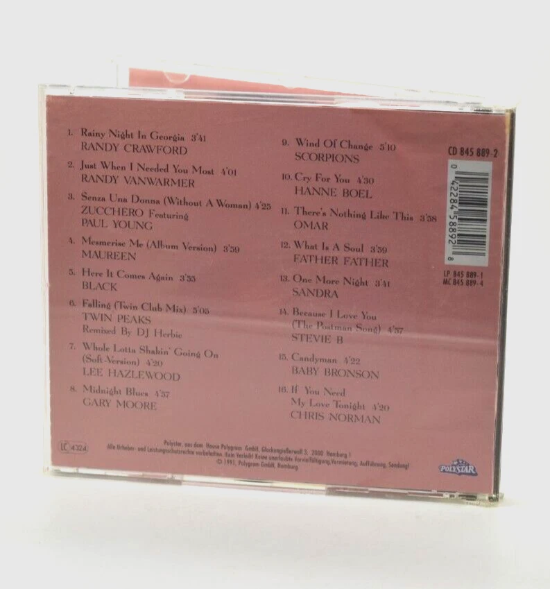 Zart Rock - Die sanften Schmusesongs  (CD 1991) - Bild 3 von 3