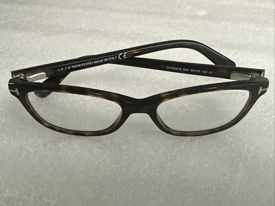 Tom Ford TF5638-B 052 Eyeglasses Havana Gold Frame RX 50-16