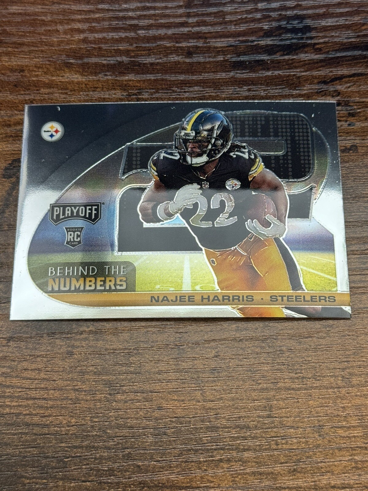Najee Harris 2021 Playoff Behind the Numbers BTN-NHA Steelers RC Rookie