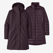 Patagonia Women's Tres 3-in-1 Parka - Xl - Plum - Euc -