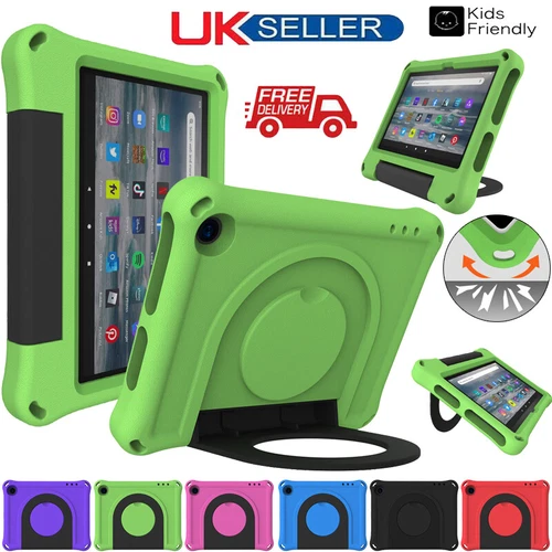 For Amazon Kindle Fire 7 2022 12th Gen 7" ShockProof EVA Handle Kids Stand Cover