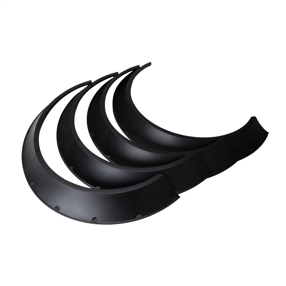 For Mazda Speed 3 4PCS Fender Flares Wide Body Kit Wheel Arches Protector Cover - Image 2 of 4