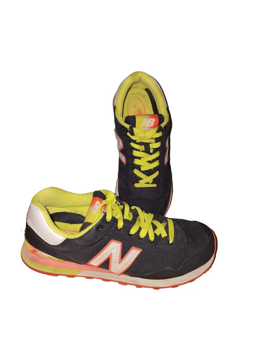 New Balance 515 Womenu0026#039;s Size 8 B Black Pink Yellow WL515APK | eBay