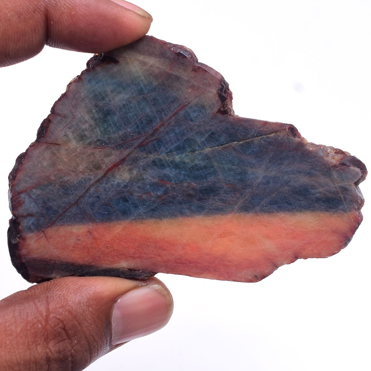 371 Cts Natural Sapphire Untreated Huge Size Slice Raw Rough 80mm