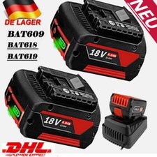 6,0Ah Akku Für Bosch 18V Professional GBA GSR GSB BAT618 BAT609 BAT607 BAT620 DE
