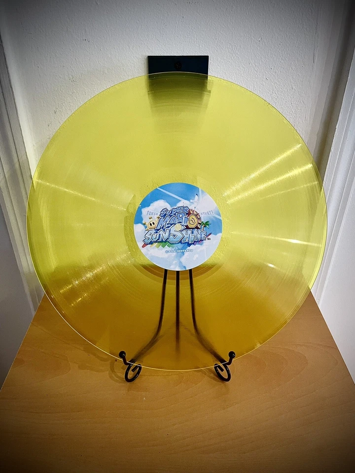 Super Mario Sunshine Nintendo GameCube Soundtrack Vinyl Record - Image 2 of 4