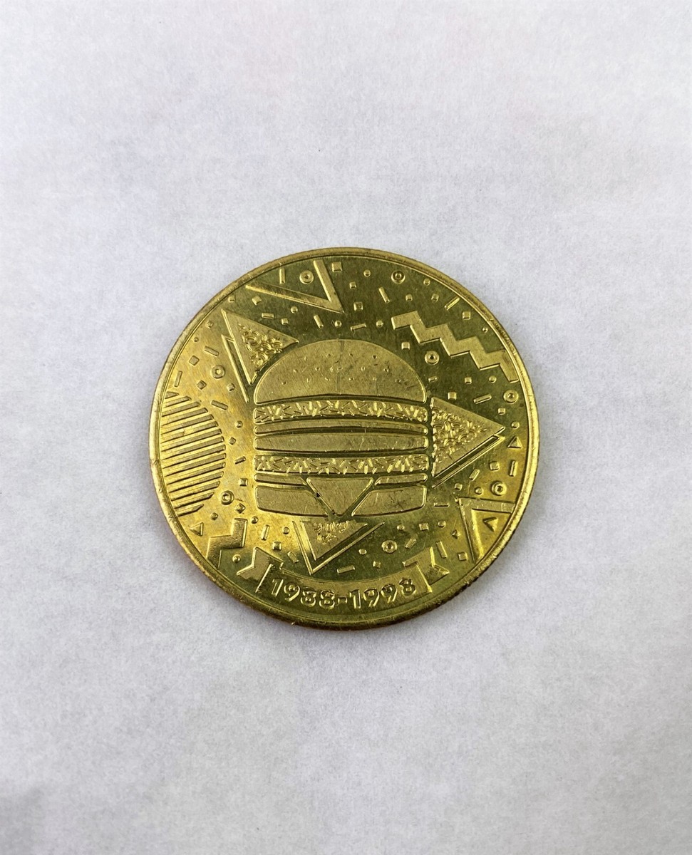 マクドナルド 記念コイン 超希少 50周年記念ハンバーガーコイン6