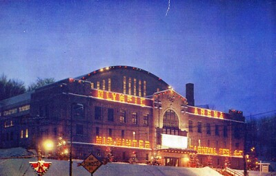 Lake Placid New York Olympic Arena Postcard