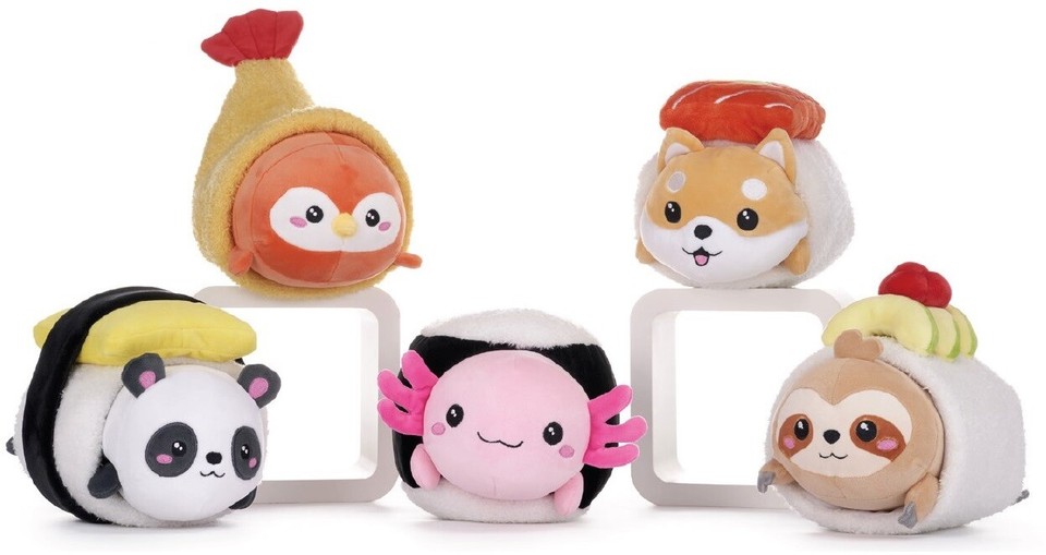 NUEVO OFICIAL 10" KAWAII KUTY SUSHI ANIMAL PELUCHE DISFRAZ MEZCLA N MATCH JUGUETES BLANDOS