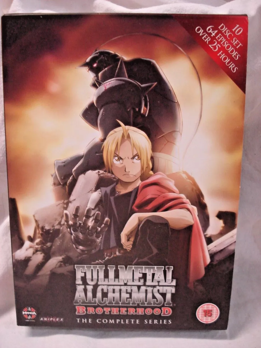 Fullmetal Alchemist Season 1+2 Brotherhood (64 Episodes DVD Anime -US  Seller New