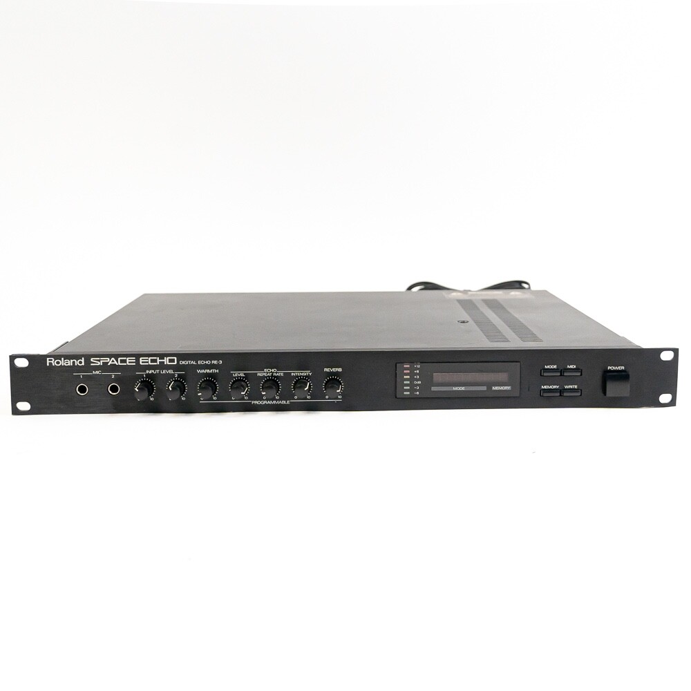 配信機器・PA機器・レコーディング機器 Roland SPACE ECHO digital echo re-3 1990 Roland RE3 Space Echo | 1U Digital Delay & Reverb