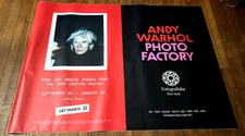  Andy Warhol The Photo Factory NYC Exhibit NYC Subway Poster 5ft