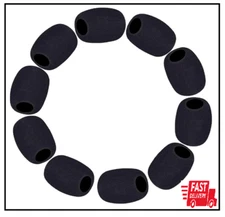 10 Pack Lapel Microphone Windscreen, Headset Windscreen, Mic Foam Covers