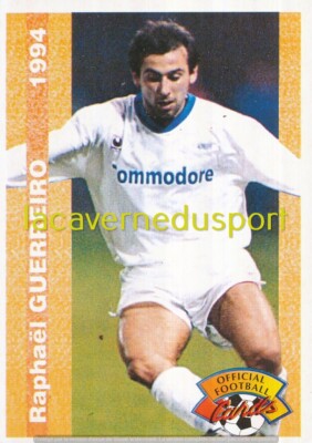 145 RAPHAEL GUERREIRO AJ AUXERRE KARTE PANINI UNFP FOOTBALL CARDS 1993 1994