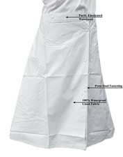 CATHEDRAL Duraproof Ladies White Heavyweight Waterproof Overskirt Stud CS 2025