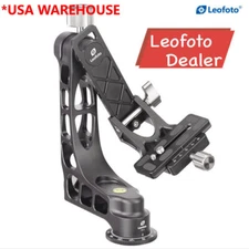 Leofoto PG-1 + LB-65 Lightweight Heavy Duty Gimbal Tripod Head & Leveling Base