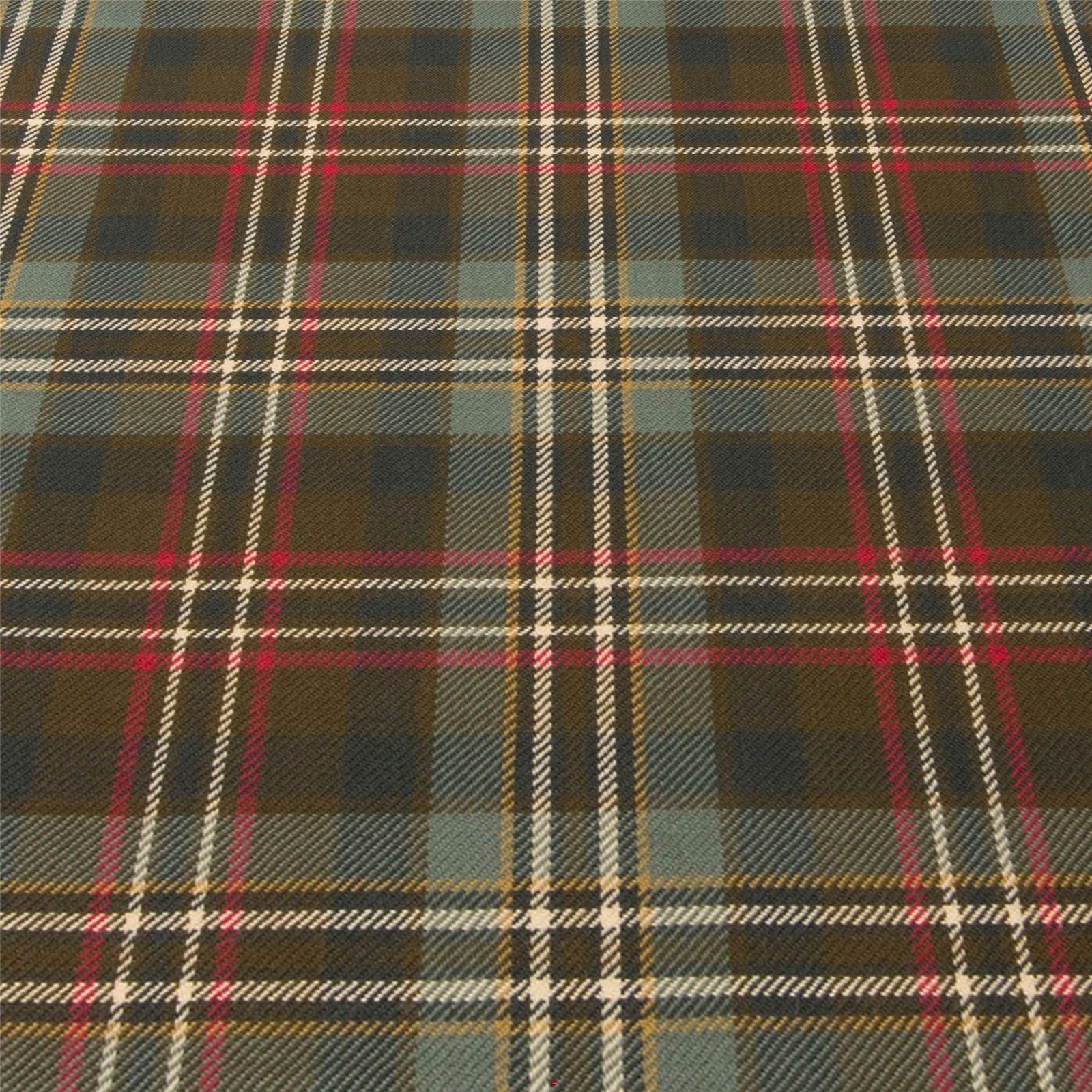 10oz Light Weight Fabric Material Scott Green Weathered Tartan 1 Metre Cena specjalna NOWOŚĆ