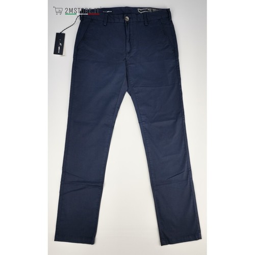 Jeans Hosen Herren GAS Bexter Gabardine Blau Sea Skinny Fit Gerade Stretch - Bild 4 von 10