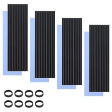 ELUTENG M.2 SSD Heatsink 4PCS 2280 Heat Sink with NVMe Thermal Pad.