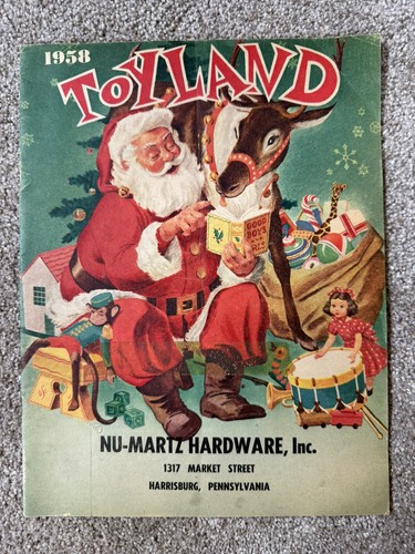 1958 Toyland Catalog Vintage Toys from Nu-Marty Hardware Harrisburg, PA
