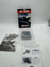 Sega Game Gear, 1991 - G-LOC Air Battle CIB - Cartridge Box And Manual 