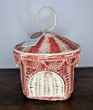 Olli Ella Circus Tent - Basket / Red & Straw *SOLD OUT*