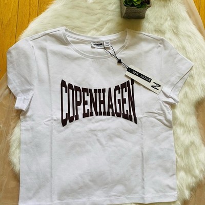 Noisy May White Copenhagen Graphic Youth Tee XL