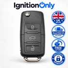 Photo 1: VW Golf MK5 3 button flip key case — main image