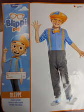Disguise Licensed Blippi Kideo Toddler Classic Jumpsuit Boys Costume 119689