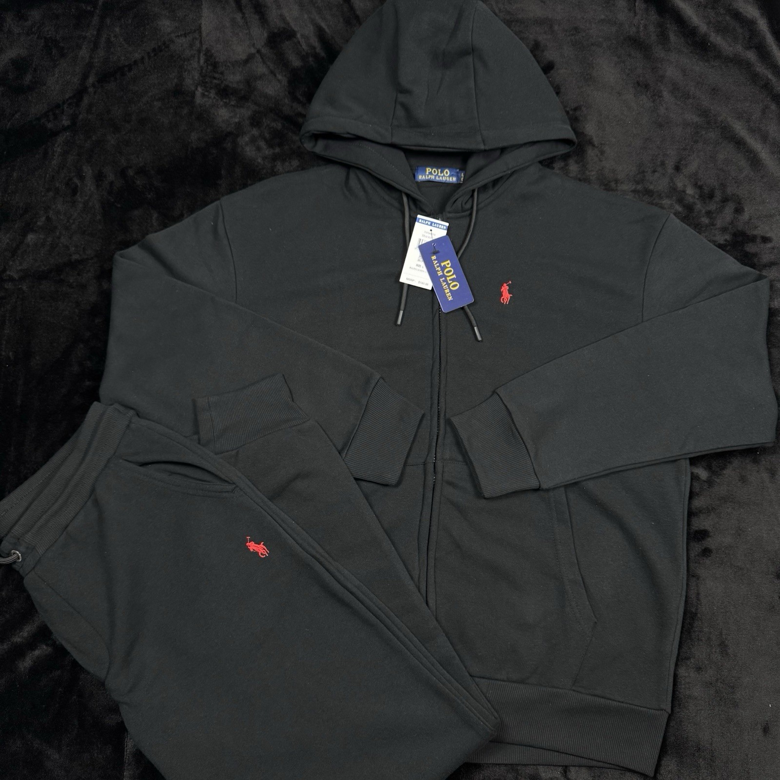 Polo Ralph Lauren Sweatsuit Color Black Men’s Size Small