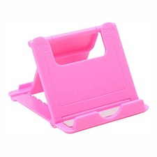 Pink Stand Fold-up Holder Travel Desktop Cradle Dock Foldable for Cell Phones