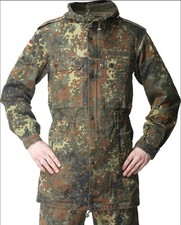 Original Bundeswehr BW Army Field Jacket Parka Military Flecktarn Camo Used