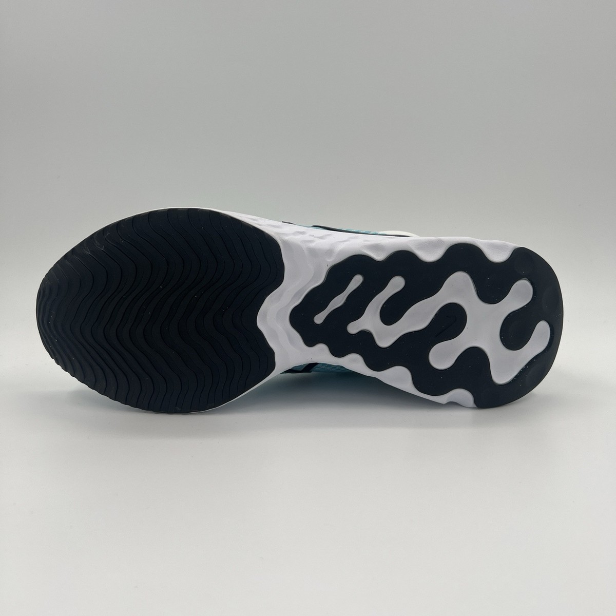 Nike React Miler 3 Men\'s Running Shoes DD0490-100 Size 10.5 White/Black-Blue Nike React Miler 3 Road Running Shoes  main image 3