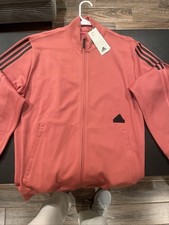 Adidas Originals 3-Stripes Track Jacket Rare Color: Wonder Red Mens Size: L New