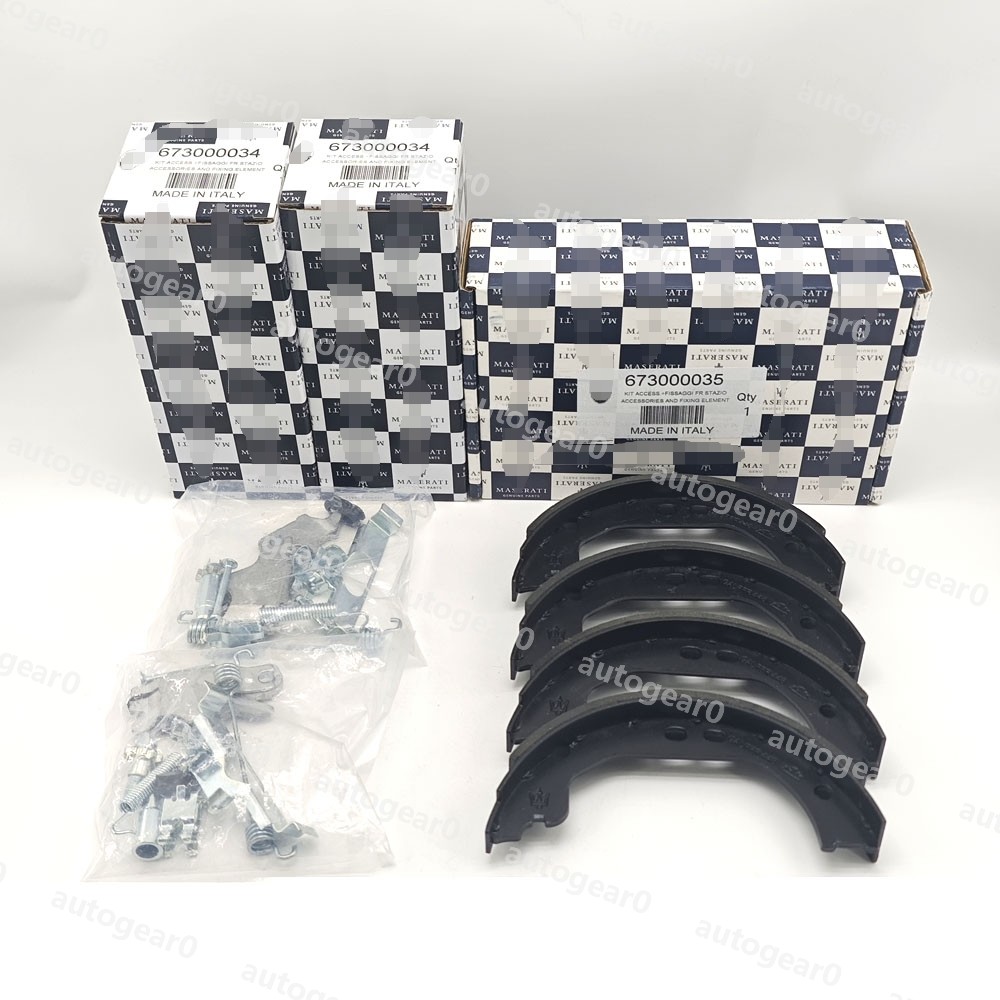 Maserati Ghibli 2014-2016 Parking brake shoes 3 pcs