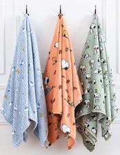 Peanuts Snoopy Woodstock Velvet Throw Blanket 60x70 Berkshire Korea Release