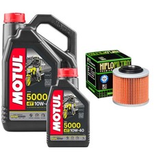 650 Pegaso Motul 5000 10w40 5L Oil Filter Kit Aprilia 650 1996 8.00 per litre