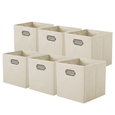 Storage Bins, Foldable Fabric Storage Cubes And Cloth Storage Organizer Drawe...