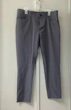 Public Rec Pants Mens 36/28 Gray Khaki Straight Dealmaker Five Pocket Chino