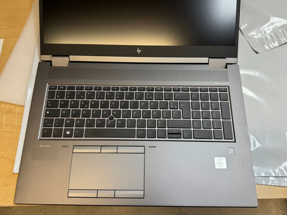 HP ZBook Fury 17 G7 17,3 pollici computer portatile i5-10400H 16 GB 512 GB T1000 AZERTY (LEGGI!) - Immagine 4 di 4