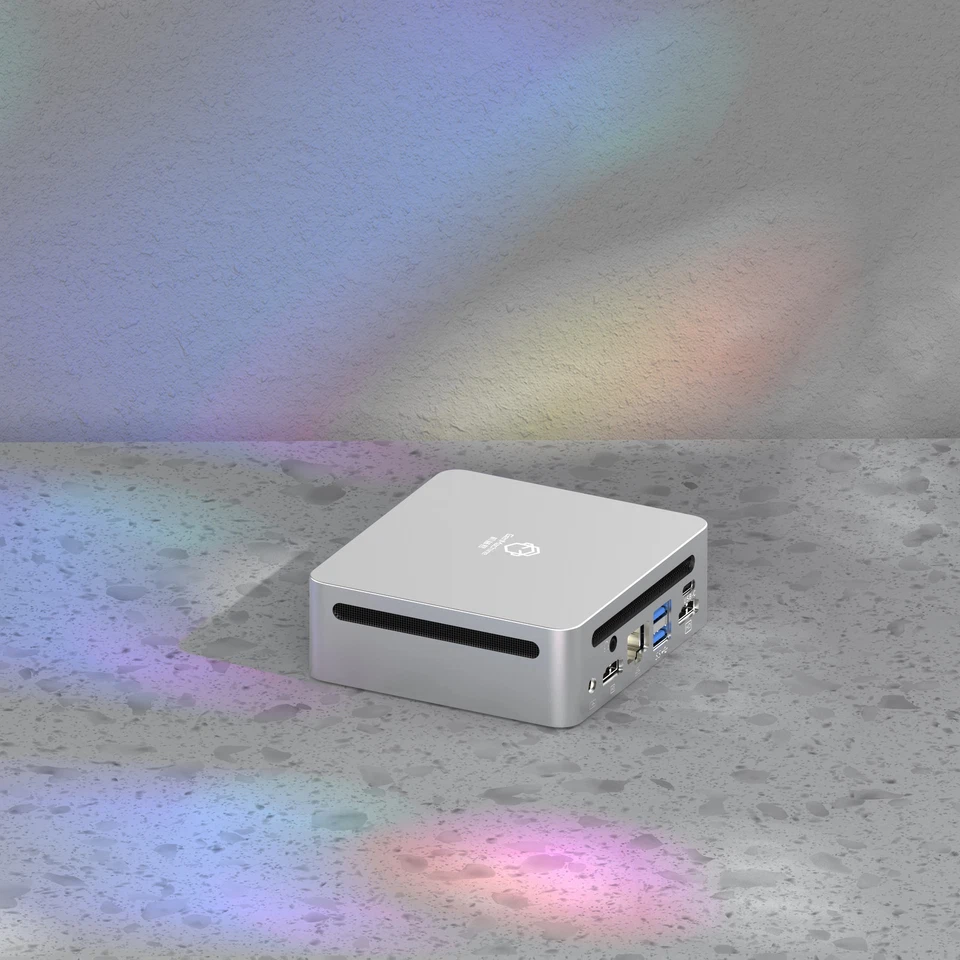 AMD Ryzen5 PRO 6600H Mini PC Windows 11 16GB LPDDR5 Dual NVMe M.2 WIFI6 Desktop - Image 4 of 4