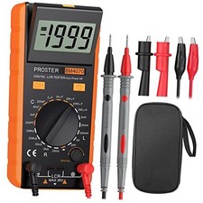 LCR Meter - Capacitance Resistance Inductance Digital LCR Multimeter Yellow